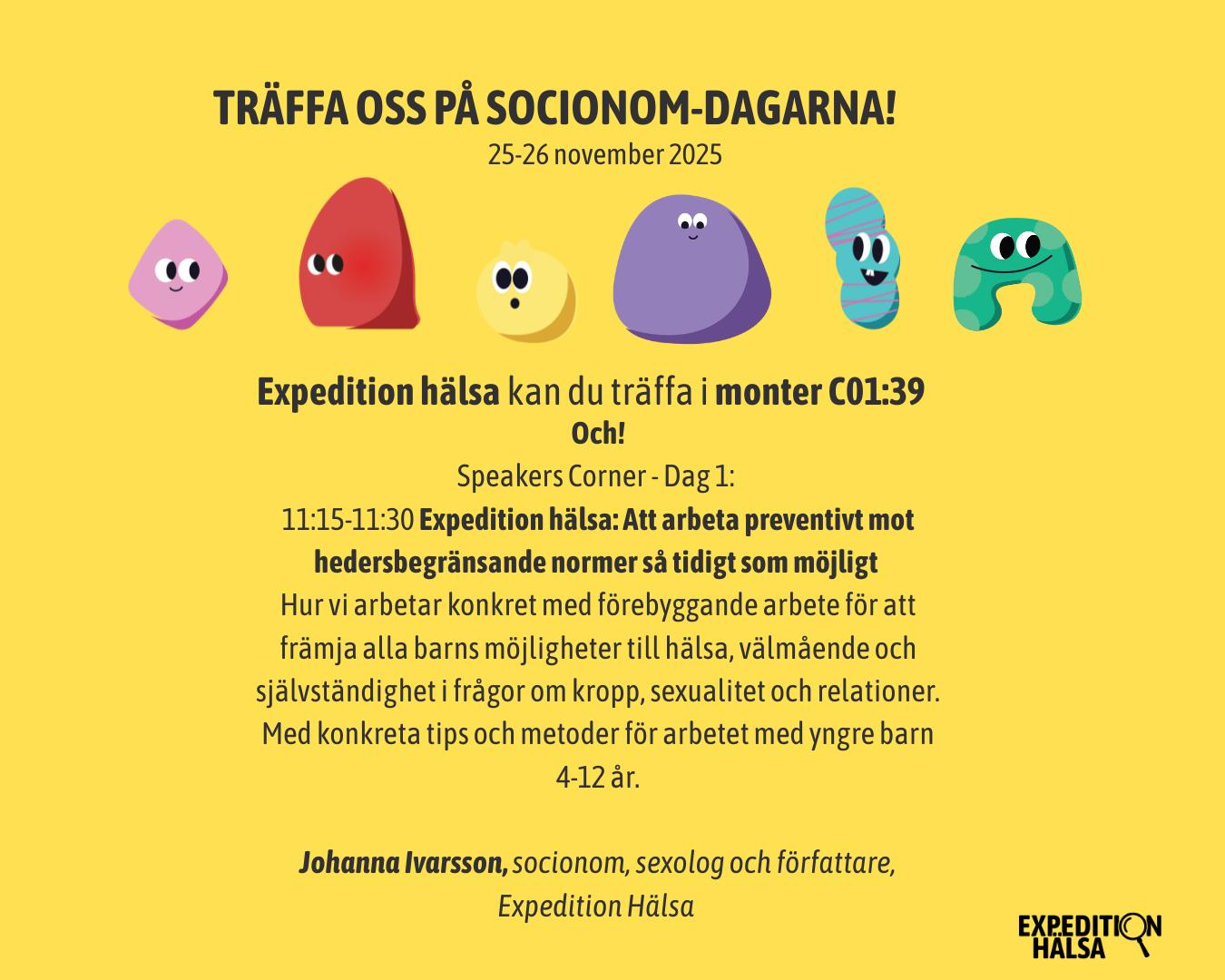 Träffa oss på Socionomdagarna 2025! 